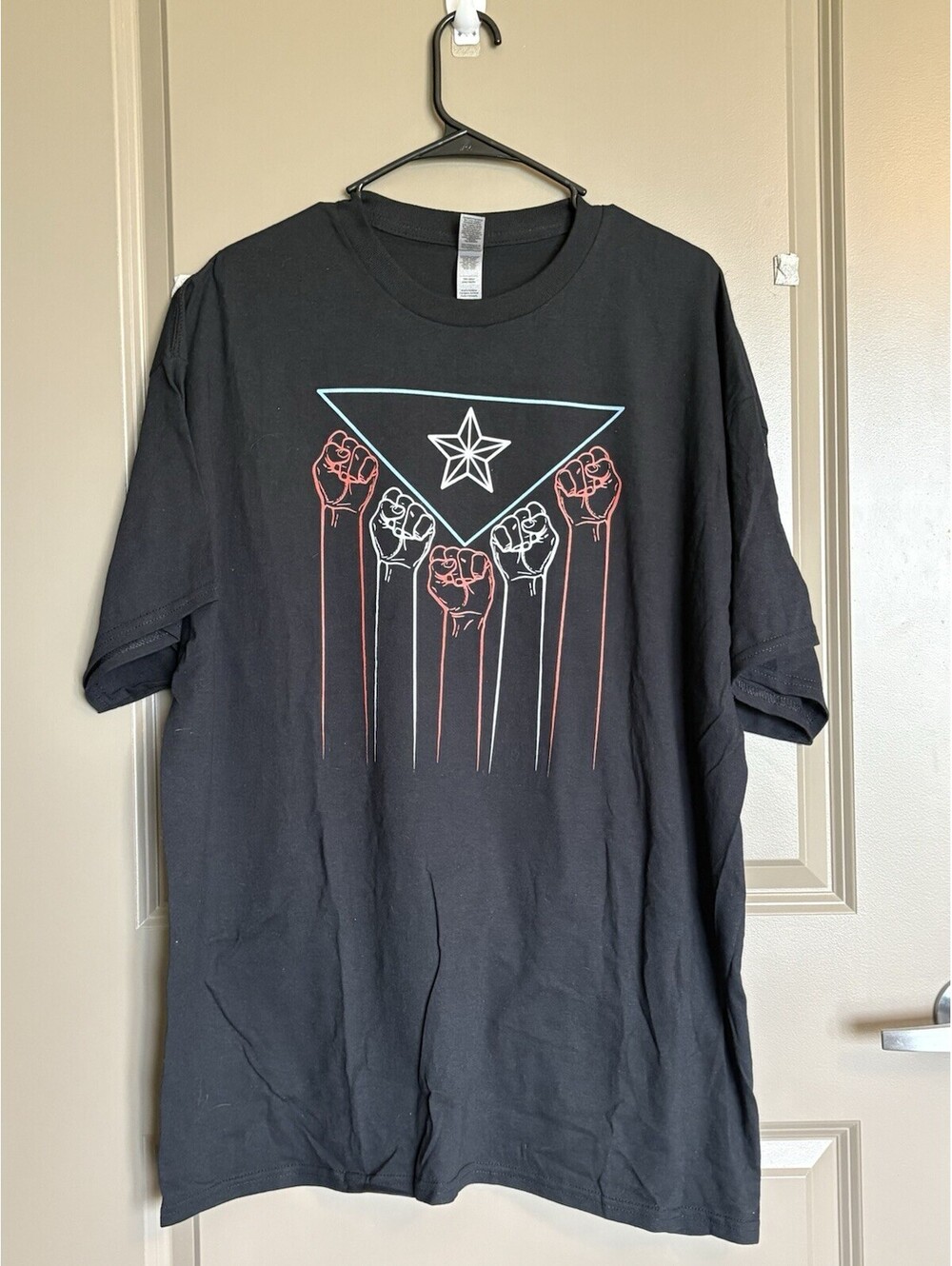 Men’s 2XL Puerto Rico Resistance Flag T-Shirt